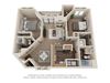 The Eagle - 2 Bedroom/ 2 Bath - 885 sq. ft. The Eagle - 2 Bedroom/ 2 Bath - 885 sq. ft. at Glen at Bogey Hills, St. Charles, 63303